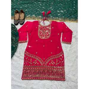 ชุดปาร์ตี้ออกแบบโดยดีไซเนอร์ของผู้หญิงชุดยอดนิยม doti salwar dupatta - Product Image 3