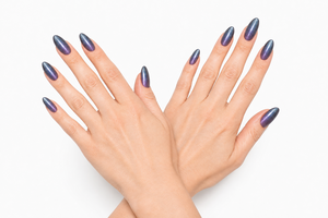 Uñas acrílicas Almendra Perla Lila Baya Púrpura Suave Femenino Moderno Chic Minimal Elegante Cálido Estética de temporada Misty - Product Image 6