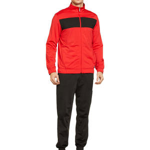 Men's Athletic 2 Pieces Tracksuit - Comfortable Polyester Sportswear for Workout, Running, and Fitness Customizable - Product Image 1
