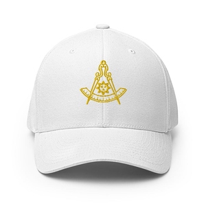 Gorra de Béisbol Past Master Blue Lodge con Bordado Dorado, Fabricante y Proveedor OEM Personalizado - Product Image 2