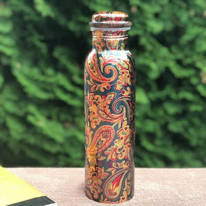 Juego de Jarra de Agua de Cobre Martillado, Jarra de Cobre para Mesita de Noche con Vaso, Juego de Vaso y Jarra de Cobre Puro, Cobre Hecho a Mano - Product Image 3