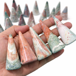 ที่วางแหวนรูปยูนิคอร์นทำจากหินแจสเปอร์ธรรมชาติ แกะสลักด้วยมือ ใช้สำหรับวางเครื่องประดับ หินบำบัด และเป็นของขวัญ - Product Image 4