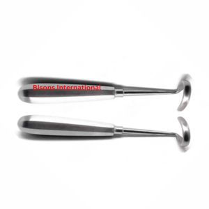 เครื่องมือยกซี่โครงแบบใช้มือทำจากสแตนเลสคุณภาพสูง ยี่ห้อ Doyen ขนาด 17 ซม. สำหรับด้านขวา ได้รับการรับรองมาตรฐาน CE สำหรับการผ่าตัดทรวงอก - Product Image 2