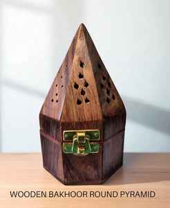 Brûleur d'encens en bois artisanal de luxe – Porte-parfum en bois naturel pour la maison - Product Image 2
