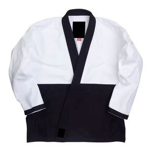 Kimono de BJJ Negro, Uniforme Unisex de Corte Regular, 100% Poliéster de Secado Rápido, Ropa de Artes Marciales para Adultos con Detalles en Verde Azulado - Product Image 6