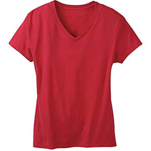 Camiseta Casual de Verano para Mujer, Cuello en V, Manga Corta, Color Sólido, Estilo Urbano - Product Image 6