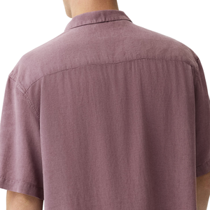 Chemise décontractée en mélange de lin, coupe ample, respirante, boutonnée, pour les vacances d'été, légère et confortable, vente en gros personnalisée - Product Image 6