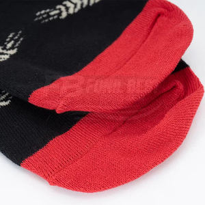 Calcetines de punto al por mayor para hombre, de fibra de bambú/spandex, informales, de moda, para interior, negros, rojos, suaves, bonitos, transpirables, de caña media, lisos. - Product Image 6