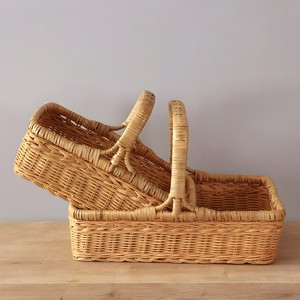 Rattan carrier <b>hamper</b> wholesale picnic baskets competitive price natural fiber basket <b>hampers</b> - Product Image 2