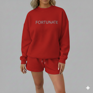 Pull tendance personnalisé pour femme, coupe oversize, col montant, imprimé, en maille épaisse, collection Hiver 2026 - Product Image 1