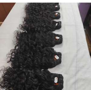 Nueva llegada de doble trama Remy Virgin Temple Hair Bundles 20-30 pulgadas de onda suave del cuerpo directo de los exportadores indios - Product Image 4