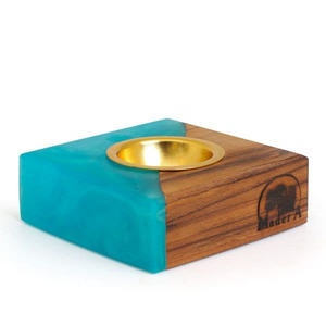 Luxury Wooden Mubkhar Arabic <b>Incense</b> Burner Mini Square Oud Bakhoor Burner Holder Decorative Wood Mabkhara <b>Box</b> Bakhoor Burner - Product Image 5