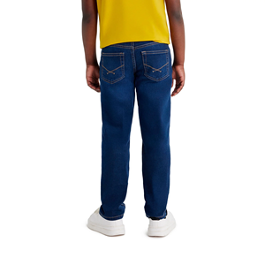 Jeans pour garçons, respirants, à séchage rapide, légers, confortables, décontractés, coupe droite, en coton élasthanne de qualité supérieure, écologiques - Product Image 2