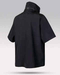 <b>Waterproof</b> Cyberpunk Techwear <b>Jacket</b> Men Streetwear Tactical Functional Windbreaker Outdoor Hip Hop Utility Cargo Coat Hooded - Product Image 2