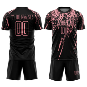 ชุดฟุตบอลชายแบบ OEM บริการสั่งทำพิเศษ พิมพ์ลายแบบ Sublimation ชุดฟุตบอลโพลีเอสเตอร์ 2025 ขายส่ง ชุดกีฬาทีมแบบกำหนดเอง - Product Image 1