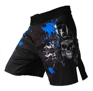 Shorts de combat MMA pour hommes, drapeau brésilien, impression par sublimation, séchage rapide, shorts d'entraînement de arts martiaux mixtes, coupe régulière, taille adulte - Product Image 4