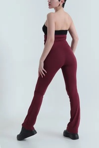 EVERGLOW <b>Women's</b> Solid Full Length Yoga <b>Leggings</b> High Waist Seamless Four-Way Stretch Breathable Eco-Friendly Reversible Sports - Product Image 6