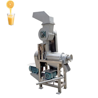 Cold Press Slow Commercial Fruit Juice Screw Extractor Machine with Motor High Efficiency Stainless Steel 1.5KW