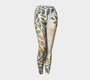 Leggings de Yoga de Cintura Alta para Mujer, Estampado Personalizado, Spandex/Poliéster, Secado Rápido, Elásticos en Cuatro Direcciones, Transpirables, Antibacterianos, para Fitness - Product Image 4