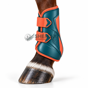 Botas de equitación premium que ofrecen una cobertura confiable para las patas, comodidad transpirable y un cierre seguro para caballos activos. - Product Image 5