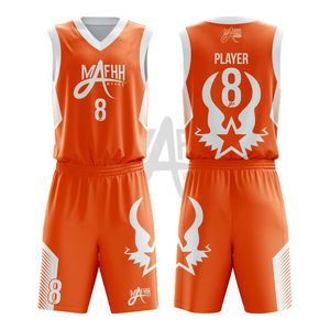 Ensemble uniforme de basketball classique personnalisé de haute qualité 2026 pour hommes – Maillot et short en maille épaisse bleus - Product Image 3