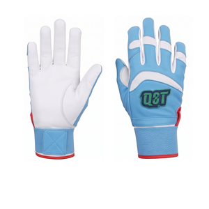 Gants de frappe de baseball en cuir numérique avec paume en cuir, sangle de poignet réglable, gants de softball, logo personnalisé, OEM, ODM, sur mesure - Product Image 1