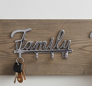 Premium Family Wall <b>Hook</b> Rack Metal 4 <b>Hooks</b> Modern Design Rust Resistant For Clothing Storage Organization - Product Image 2
