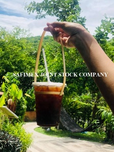 Porte-gobelet en bambou entier pour café et thé OEM emballage en vrac porte-gobelet en bambou portable pour accessoires de café à emporter - Product Image 4