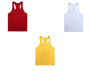 Camiseta de Gimnasio sin Mangas con Cuello en V para Hombre, Transpirable, de Secado Rápido, Ecológica, 100% Poliéster, Servicio OEM, Precio de Fábrica - Product Image 5