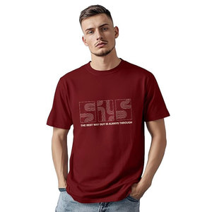 T-shirt ample à manches courtes pour homme, imprimé tendance, coupe décontractée, style décontracté, pour l'été - Product Image 3