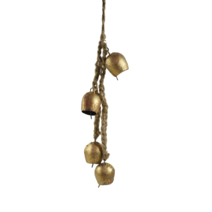Campana Decorativa Vintage Ecológica de Metal para Colgar, Ideal para Navidad y Decoración del Hogar y Jardín - Product Image 4