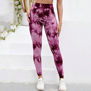 Leggings Deportivos de Mármol con Tie-Dye, Totalmente Personalizados, Nueva Llegada, Sin Costuras, Resistentes a Sentadillas, Ropa de Gimnasio, Levanta Glúteos, Ropa Deportiva para Mujer - Product Image 1