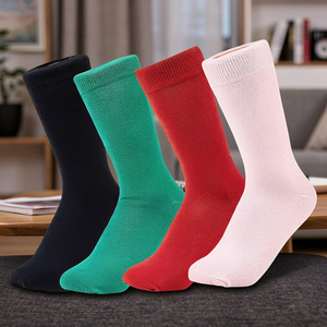 Wholesale Crew Knitted Summer Youth Children Adults Custom Trampoline Park Anti Slip Grip <b>Socks</b> for Kids Birlag Sports - Product Image 5