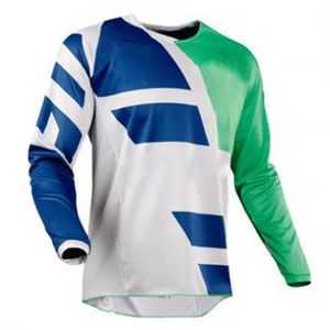 Nueva Camiseta de Motocross Sublimada Personalizada de Alta Calidad para Hombre, Transpirable, Ecológica, de Spandex/Poliéster, Manga Larga - Product Image 1