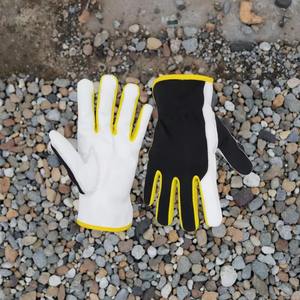 Gants de travail en cuir anti-coupure flexibles, respirants et résistants à l'usure, pour la réparation automobile, antidérapants - Product Image 6