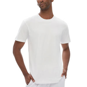 Camiseta de algodón 100% pesado para hombre, con hombros caídos, estampado personalizado, sin costuras, esencial, lisa, para universidad y gimnasio - Product Image 3