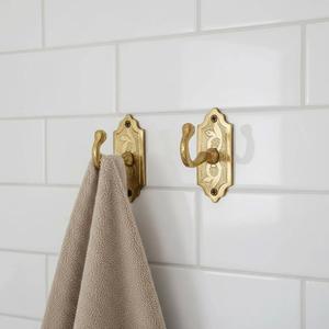 Ganchos Dobles de Metal Resistentes para Montar en la Pared, Perchero para Abrigos, Sombreros y Toallas, Soporte de Hierro Resistente a la Corrosión con Gran Capacidad de Carga - Product Image 6