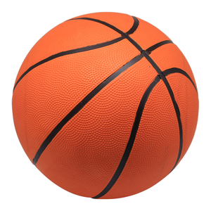 Natural Rubber Basketball Size 7 PU Cover Durable Orange Sport Ball with Size 3/4 Options - Product Image 1