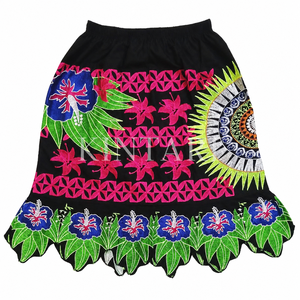 Custom Hawaiian Embroidered <b>Skirt</b> Women Tropical Floral Beachwear Casual Summer <b>Skirt</b> Lightweight Resort Clothing Wholesale OEM - Product Image 4