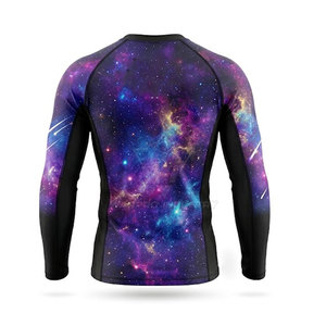 Camiseta Deportiva Transpirable de Compresión para Hombre, Manga Larga, Secado Rápido, para Gimnasio, Correr, Natación y Surf - Product Image 3