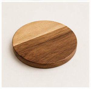 Wholesale Round Wooden <b>Coaster</b> Natural Two-Tone Heat-Resistant <b>Drink</b> <b>Coasters</b> <b>For</b> Coffee Table Bar And Office Decoration On Sale - Product Image 3