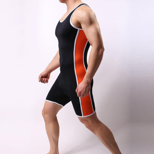 Combinaison de musculation sublimée de haute qualité, combinaison de lutte pour hommes, vente en gros à prix abordable - Product Image 5