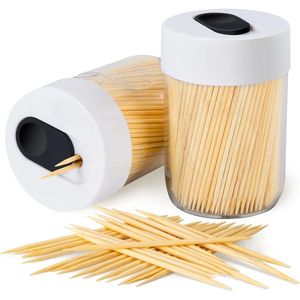 Portastuzzicadenti in Legno Naturale Robusto e Sicuro, Decorazione Unica per la Casa e Regalo Insolito, 800 Stuzzicadenti - Product Image 3