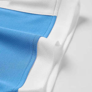 Unisex Breathable Mesh Shirt Solid Blue All Seasons Sports <b>Top</b> 100% Polyester - Product Image 5