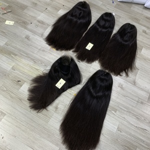 Vente en gros Perruques de cheveux vietnamiens crus décolorés à cuticules alignées Swiss 5x5 HD Perruque de cheveux humains vietnamiens avec lacet - Product Image 5