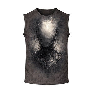 Camiseta deportiva sin mangas para hombre, de corte atlético, tela transpirable, diseñada para entrenamientos, ejercicios y uso deportivo diario. - Product Image 6