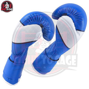 Guantes de Boxeo para Niños, Color Azul, 6 oz, para Entrenamiento de Kickboxing, Muay Thai, MMA, Sparring, Artes Marciales - Product Image 2