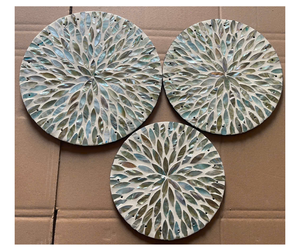 Panneau artisanal en nacre de qualité export, origine Vietnam - Matériau naturel en coquillage pour décoration artisanale - Product Image 3