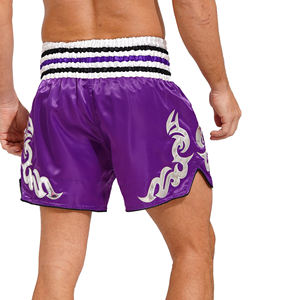 กางเกงมวยไทยผ้าซาตินพิมพ์ลายดีไซน์ใหม่คุณภาพสูง ยืดหยุ่น ระบายอากาศ แห้งเร็ว มีสีให้เลือกตามสั่ง - Product Image 2