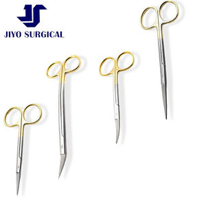 Ensemble de ciseaux chirurgicaux en acier inoxydable JIYO SURGICAL 14,5 cm 16,5 cm 18,5 cm Instruments de chirurgie générale manuels réutilisables - Product Image 1